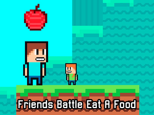 Friends Battle Eat A Food Image