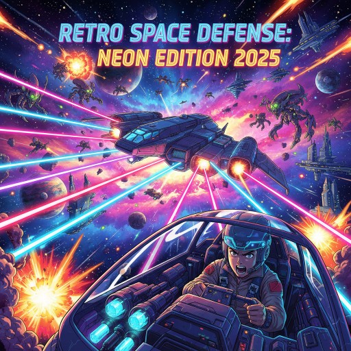 Retro Space Defense: Neon Edition 2025 v1 Image
