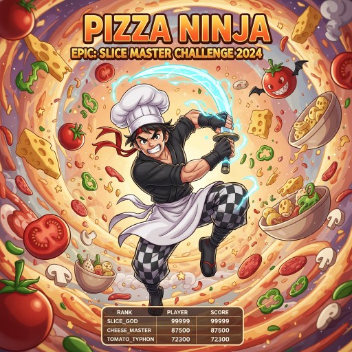 Pizza Ninja Epic: Slice Master Challenge 2024 Image