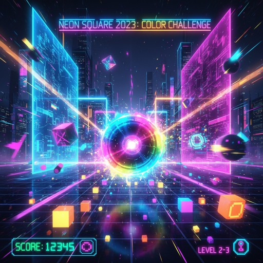 Neon Square 2023: Color Challenge Image
