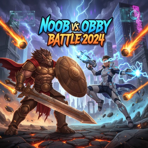 Noob vs Obby Battle 2024 Image