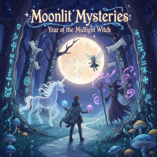 Moonlit Mysteries: Year of the Midnight Witch Image