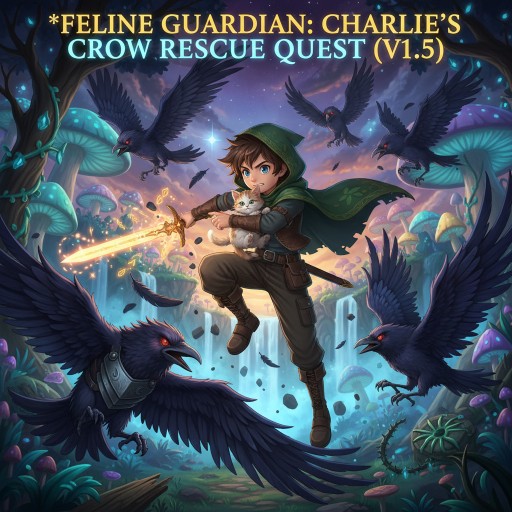 Feline Guardian: Charlie's Crow Rescue Quest (v1.5) Image
