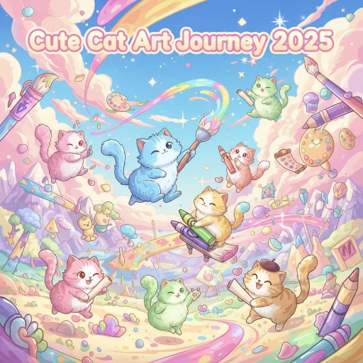 Cute Cat Art Journey v2.5 Image