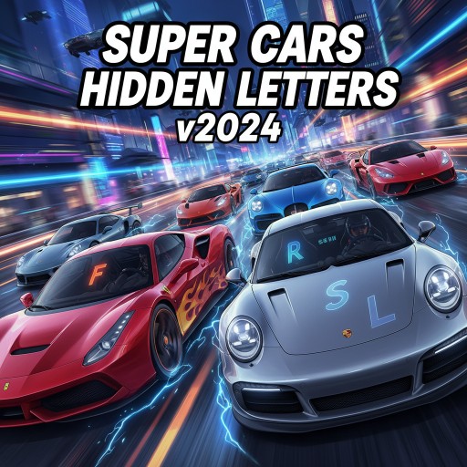 Super Cars Hidden Letters v2024 Image