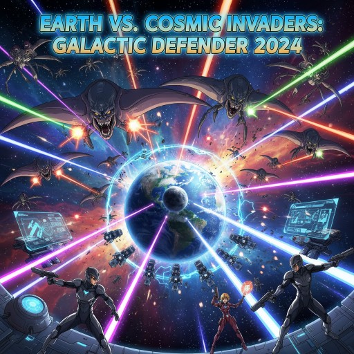 Earth vs. Cosmic Invaders: Galactic Defender 2024 Image