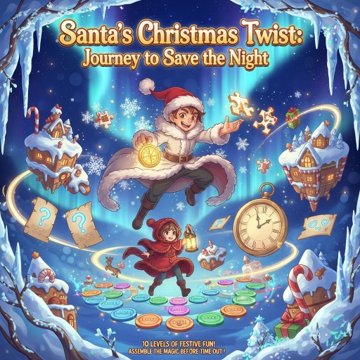 Santa's Christmas Twist: Journey to Save the Night Image