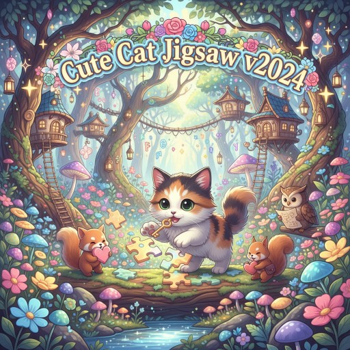 Cute Cat Jigsaw v2024 Image